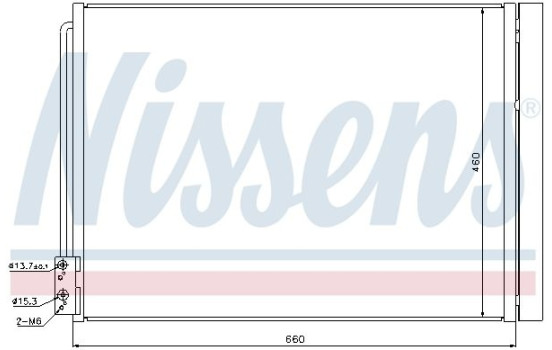 Kondensor, klimatanläggning 940110 Nissens, bild 2