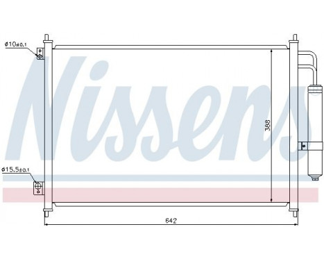 Kondensor, klimatanläggning 940121 Nissens, bild 6