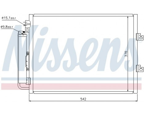 Kondensor, klimatanläggning 940126 Nissens, bild 6