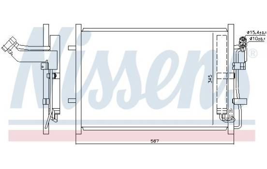 Kondensor, klimatanläggning 940148 Nissens, bild 6