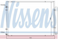 Kondensor, klimatanläggning 940168 Nissens