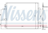 Kondensor, klimatanläggning 940201 Nissens