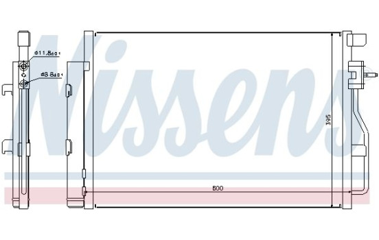 Kondensor, klimatanläggning 940246 Nissens, bild 6