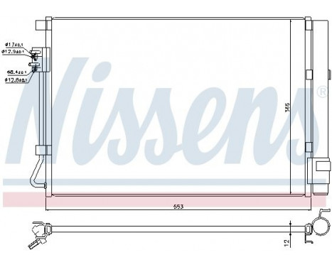 Kondensor, klimatanläggning 940248 Nissens, bild 5