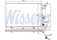 Kondensor, klimatanläggning 940286 Nissens