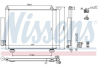 Kondensor, klimatanläggning 940315 Nissens