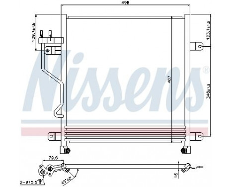 Kondensor, klimatanläggning 940323 Nissens, bild 6