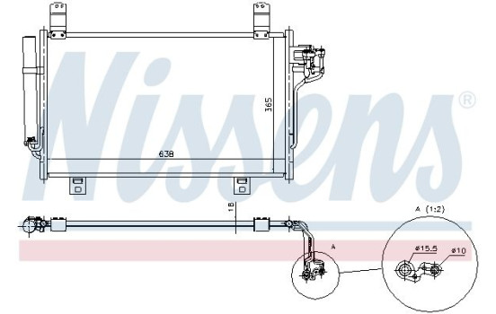 Kondensor, klimatanläggning 940327 Nissens, bild 6