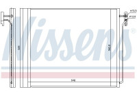 Kondensor, klimatanläggning 940343 Nissens