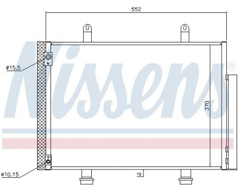 Kondensor, klimatanläggning 940356 Nissens, bild 5