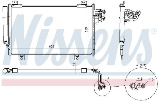 Kondensor, klimatanläggning 940387 Nissens, bild 6