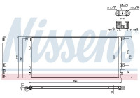 Kondensor, klimatanläggning 940388 Nissens