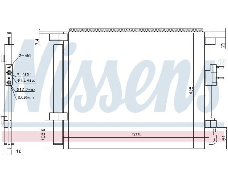 Kondensor, klimatanläggning 940391 Nissens, bild 6