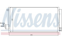 Kondensor, klimatanläggning 940395 Nissens