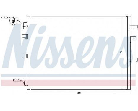 Kondensor, klimatanläggning 940397 Nissens, bild 5