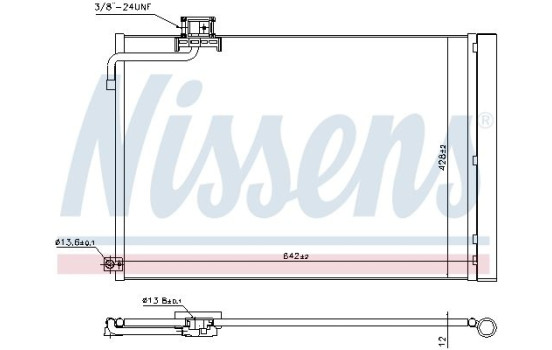 Kondensor, klimatanläggning 940414 Nissens, bild 6