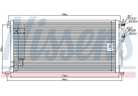 Kondensor, klimatanläggning 940439 Nissens