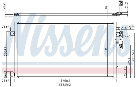 Kondensor, klimatanläggning 940457 Nissens, bild 5