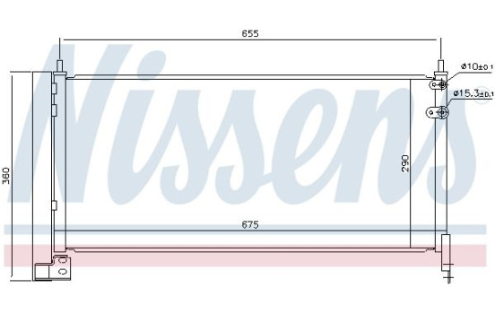 Kondensor, klimatanläggning 940487 Nissens, bild 2
