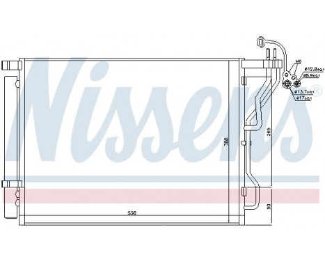 Kondensor, klimatanläggning 940563 Nissens, bild 5