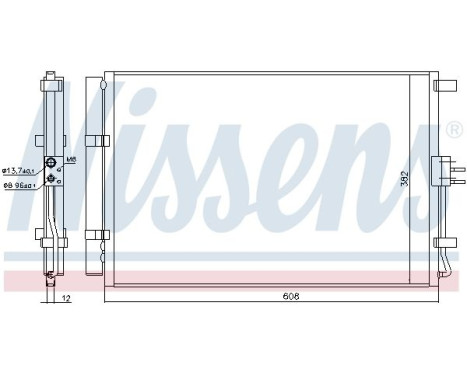 Kondensor, klimatanläggning 940573 Nissens, bild 5