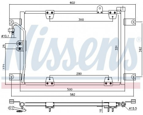 Kondensor, klimatanläggning 940578 Nissens, bild 5