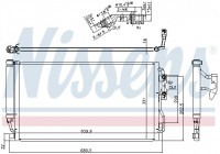 Kondensor, klimatanläggning 940590 Nissens