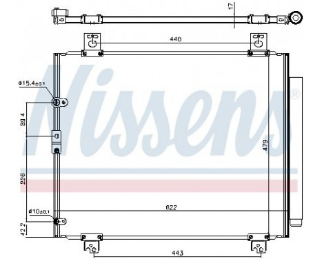 Kondensor, klimatanläggning 940625 Nissens, bild 6