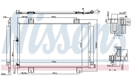 Kondensor, klimatanläggning 940640 Nissens, bild 5