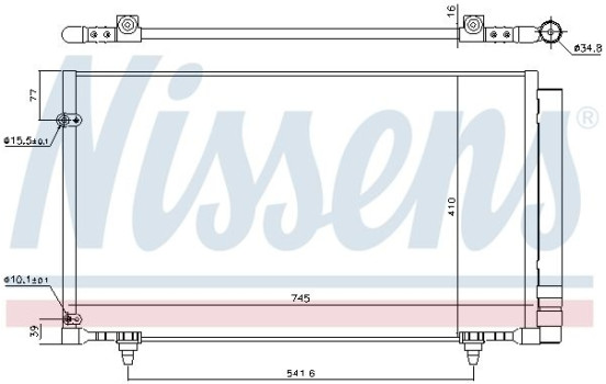 Kondensor, klimatanläggning 940671 Nissens, bild 5