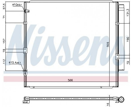 Kondensor, klimatanläggning 940712 Nissens, bild 5
