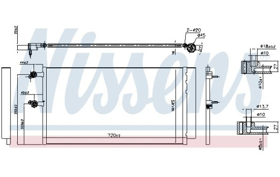 Kondensor, klimatanläggning 940743 Nissens, bild 6