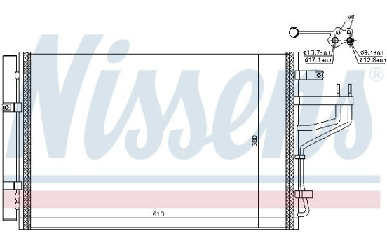 Kondensor, klimatanläggning 940774 Nissens, bild 5