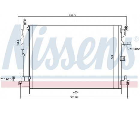 Kondensor, klimatanläggning 940830 Nissens, bild 6