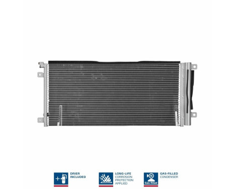 Kondensor, klimatanläggning 941224 Nissens