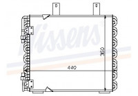 Kondensor, klimatanläggning 94172 Nissens