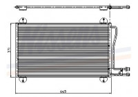 Kondensor, klimatanläggning 94225 Nissens