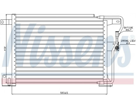 Kondensor, klimatanläggning 94346 Nissens, bild 5