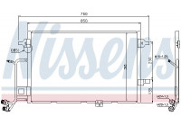 Kondensor, klimatanläggning 94430 Nissens