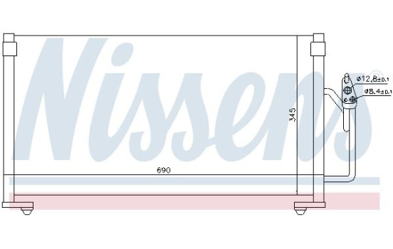 Kondensor, klimatanläggning 94491 Nissens, bild 6