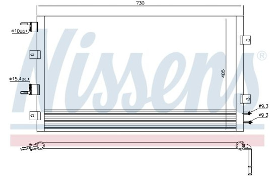 Kondensor, klimatanläggning 94556 Nissens, bild 6