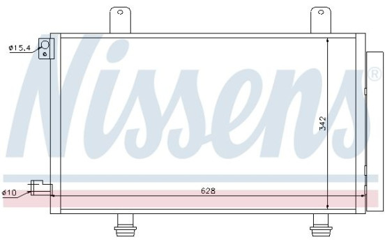 Kondensor, klimatanläggning 94979 Nissens, bild 2