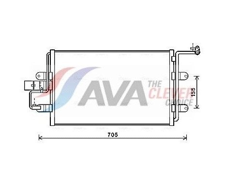 Kondensor, klimatanläggning AI5130 Ava Quality Cooling