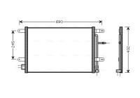 Kondensor, klimatanläggning AI5238 Ava Quality Cooling