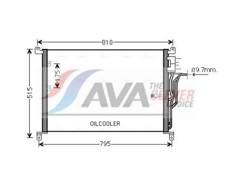 Kondensor, klimatanläggning AI5301 Ava Quality Cooling