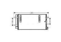 Kondensor, klimatanläggning AIA5297D Ava Quality Cooling