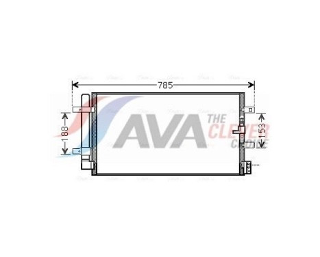 Kondensor, klimatanläggning AIA5360D Ava Quality Cooling