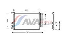 Kondensor, klimatanläggning ALA5088D Ava Quality Cooling