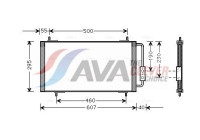 Kondensor, klimatanläggning AU5147 Ava Quality Cooling