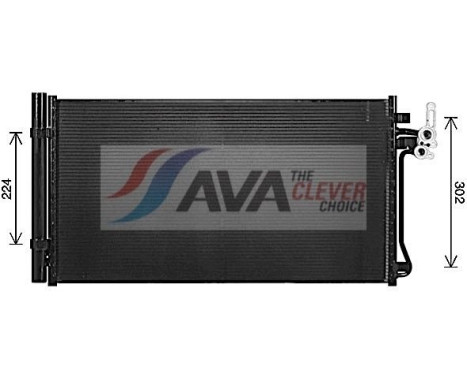 Kondensor, klimatanläggning AU5347D Ava Quality Cooling